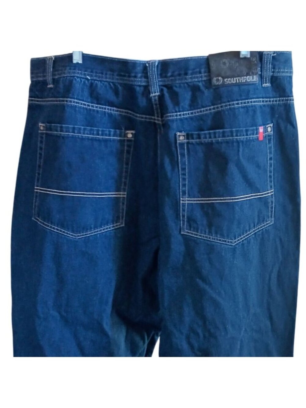 sz 48 44x30 3180 Southpole Vtg Mens Jeans 3180 Baggy Pakistan Red Tab